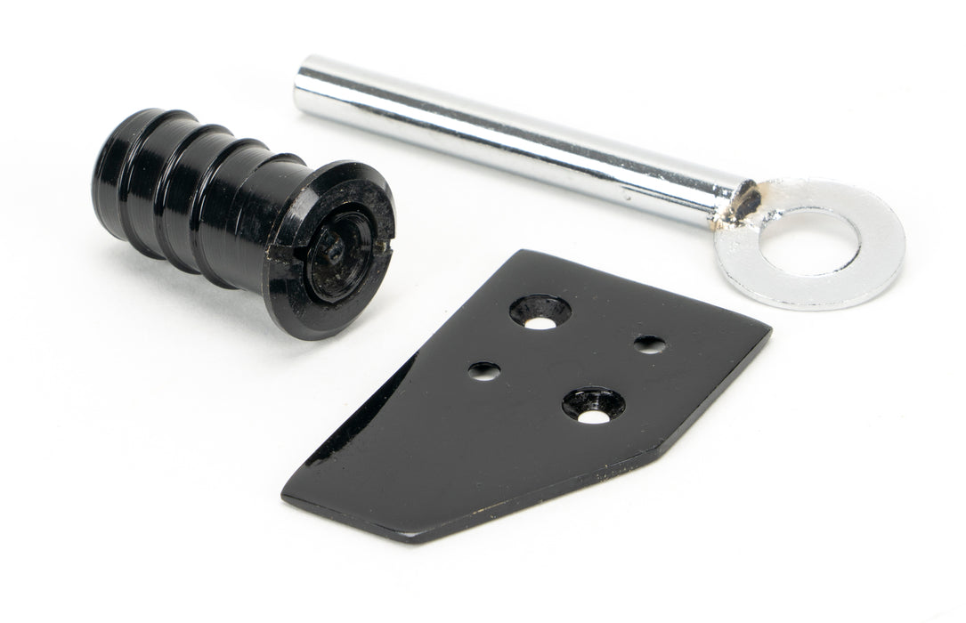 Black Key-Flush Sash Stop