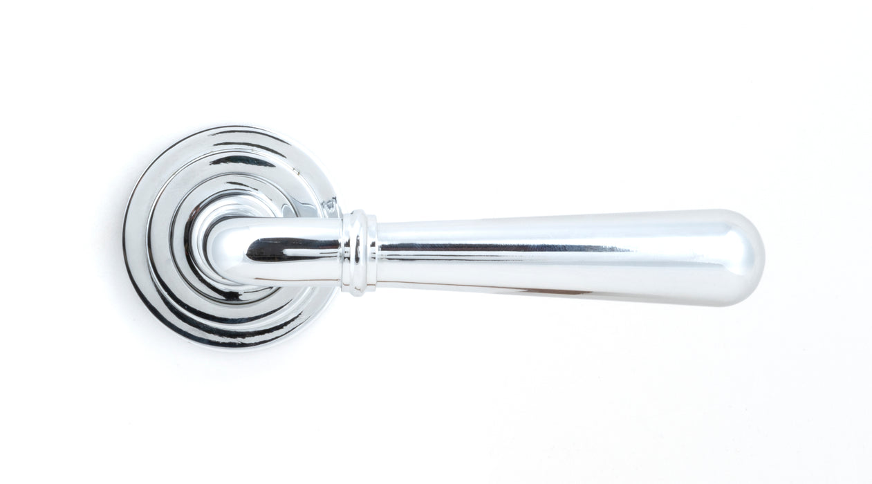 Polished Chrome Newbury Lever on Rose Set (Art Deco) - Unsprung