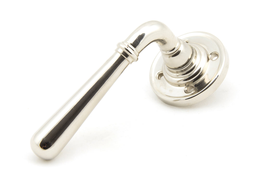 Polished Nickel Newbury Lever on Rose Set - Unsprung