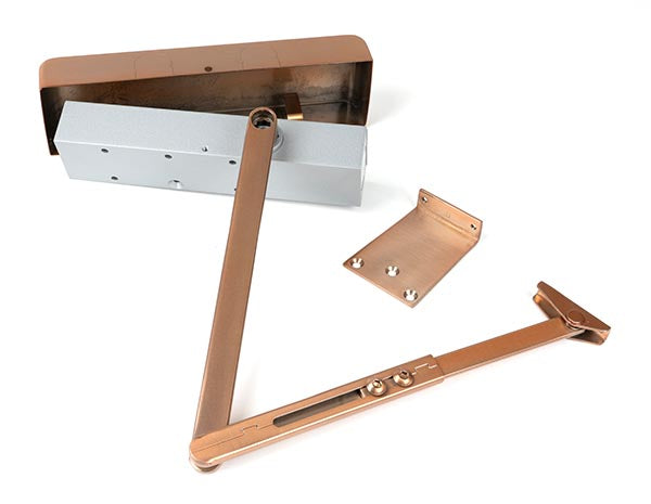 Polished Bronze Size 2-5 Door Closer & Cover