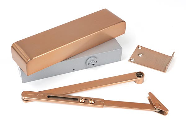 Polished Bronze Size 2-5 Door Closer & Cover