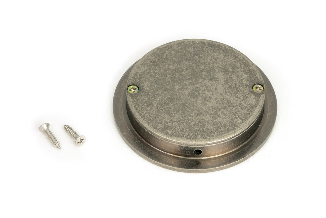Pewter 75mm Plain Round Pull
