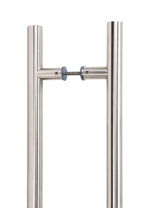 Satin Marine SS (316) 1.2m T Bar Handle B2B Fix 32mm Ø