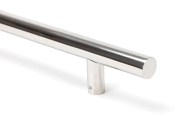 Polished Marine SS (316) 0.9m T Bar Handle B2B Fix 32mm Ø