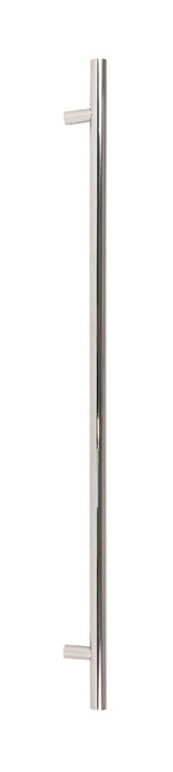 Polished Marine SS (316) 1.2m T Bar Handle B2B Fix 32mm Ø