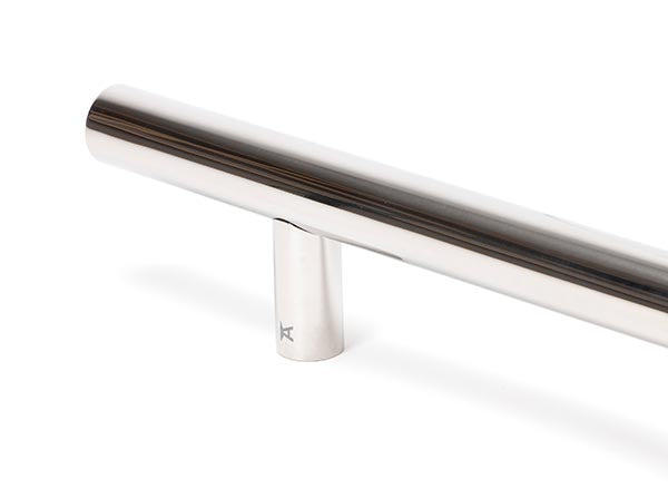 Polished Marine SS (316) 1.2m T Bar Handle B2B Fix 32mm Ø