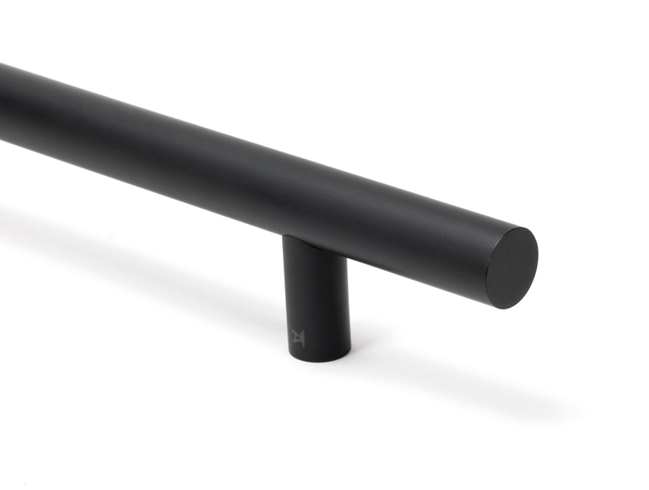 Matt Black SS (316) 1.2m T Bar Handle Secret Fix 32mm ¯
