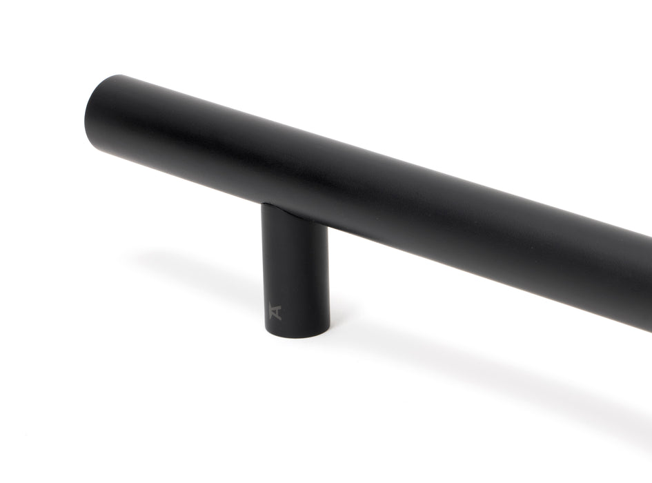 Matt Black SS (316) 1.2m T Bar Handle Secret Fix 32mm ¯