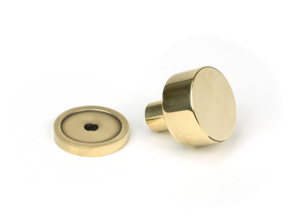 Aged Brass Kelso Cabinet Knob - 25mm (Plain)