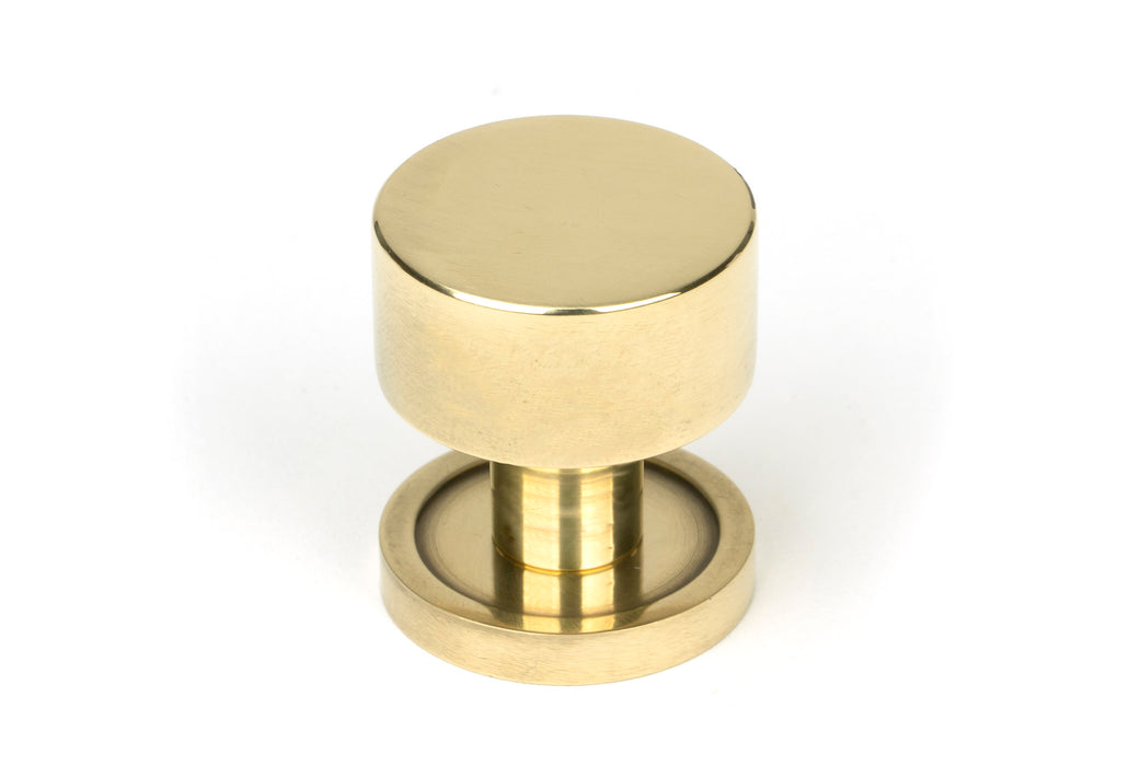 Aged Brass Kelso Cabinet Knob - 25mm (Plain)