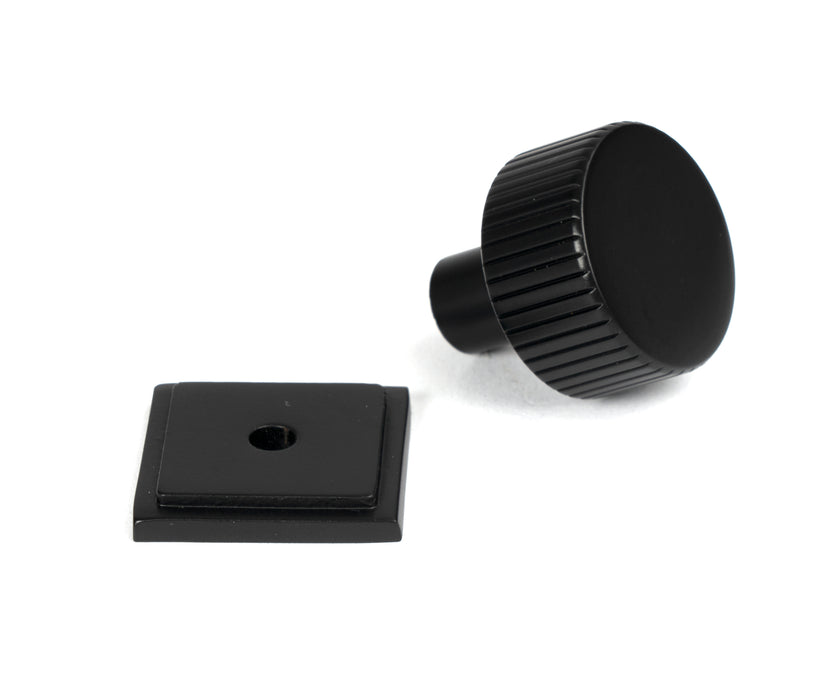 Matt Black Judd Cabinet Knob - 25mm (Square)