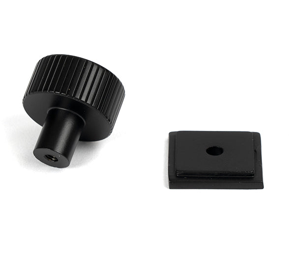 Matt Black Judd Cabinet Knob - 25mm (Square)