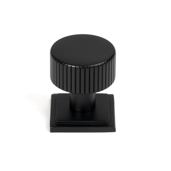 Matt Black Judd Cabinet Knob - 25mm (Square)