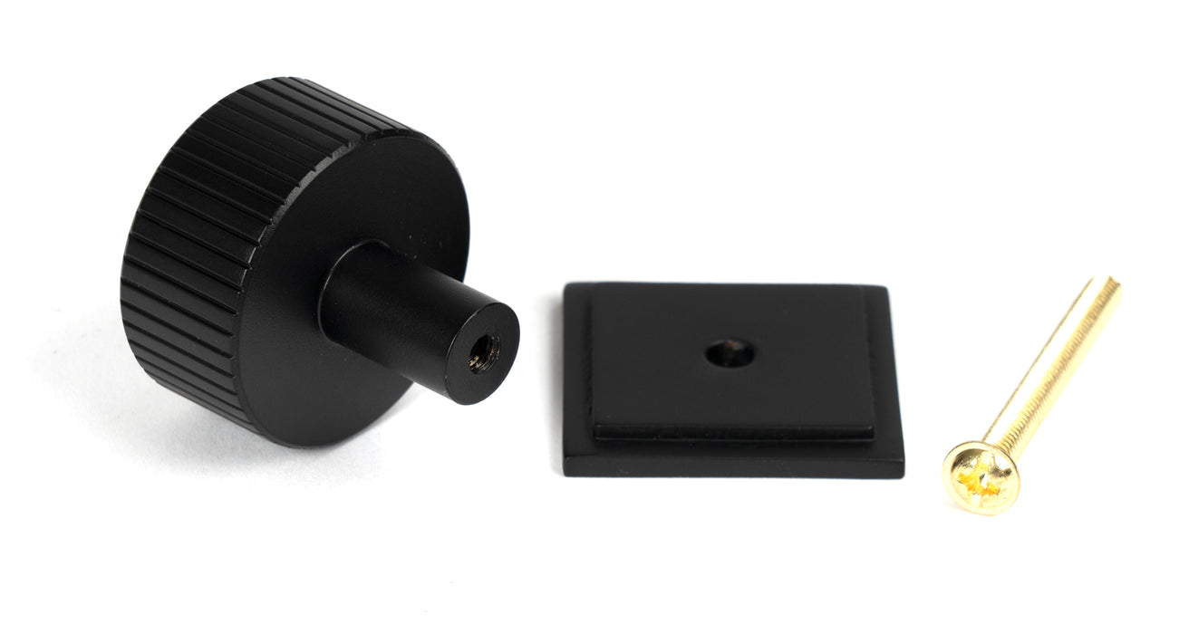 Matt Black Judd Cabinet Knob - 32mm (Square)