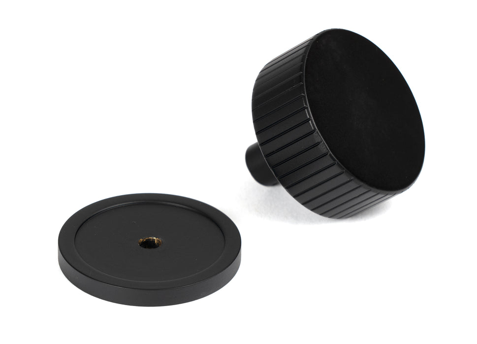 Matt Black Judd Cabinet Knob - 38mm (Plain)