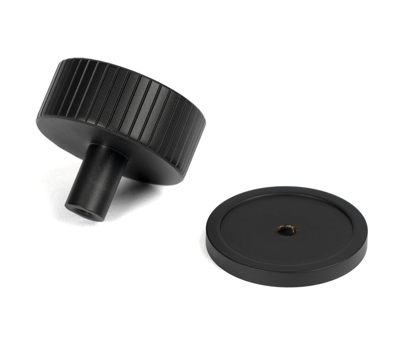 Matt Black Judd Cabinet Knob - 38mm (Plain)