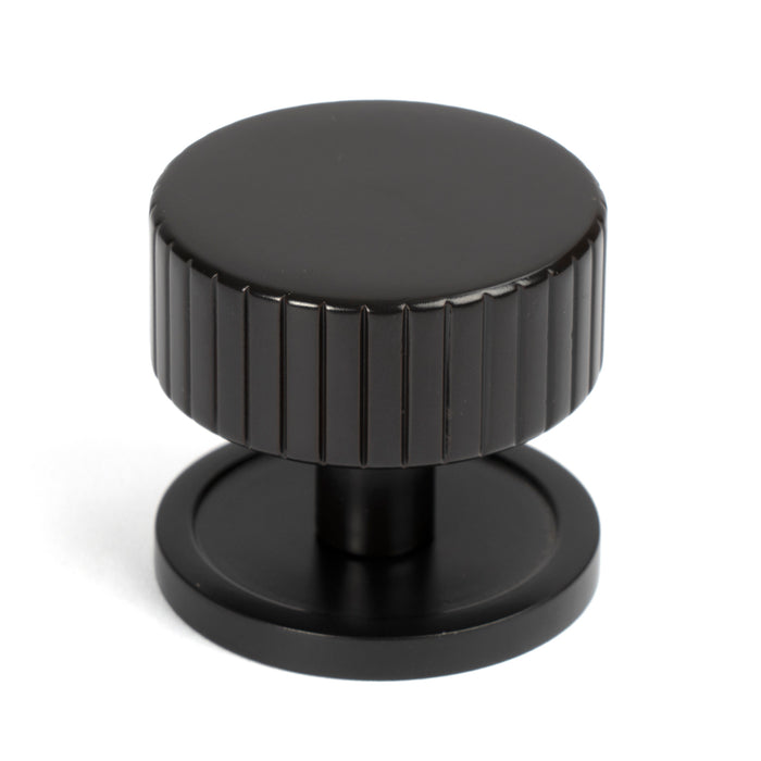 Aged Bronze Judd Cabinet Knob - 38mm (Plain)