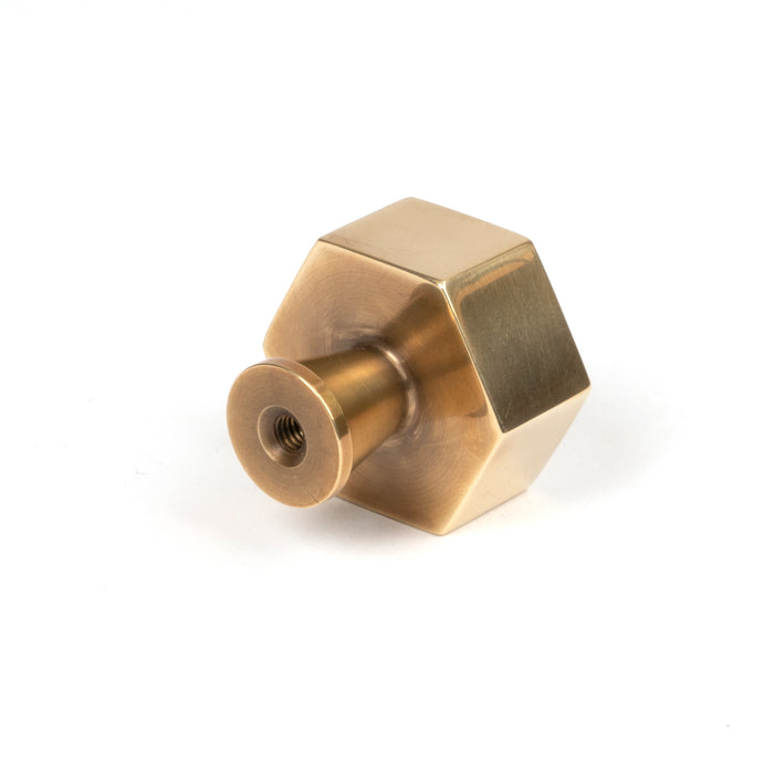 Aged Brass Kahlo Cabinet Knob - 32mm