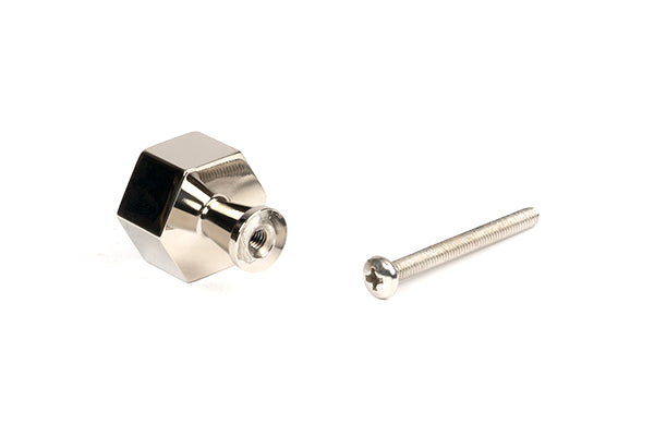 Polished Nickel Kahlo Cabinet Knob - 25mm