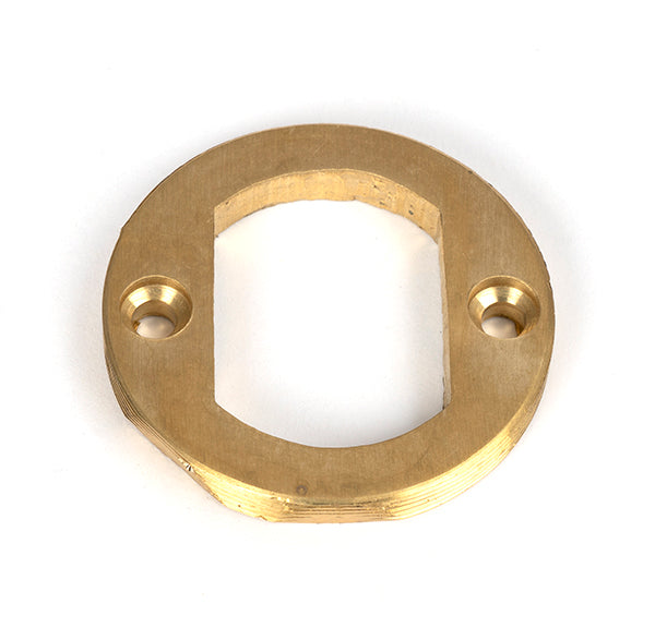 Polished Brass Round Euro Escutcheon (Square)