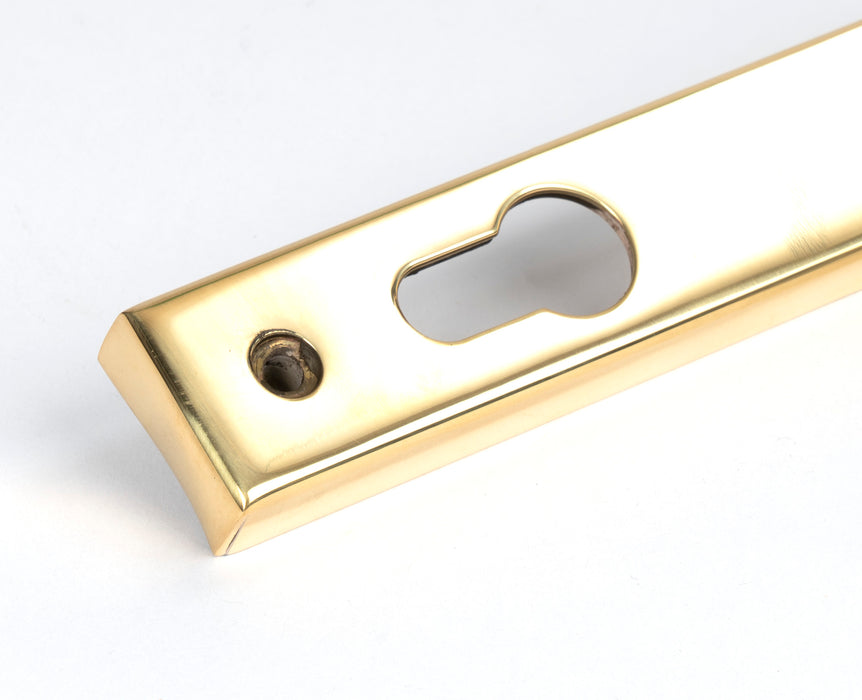 Polished Brass Brompton Slimline Lever Espag. Lock Set