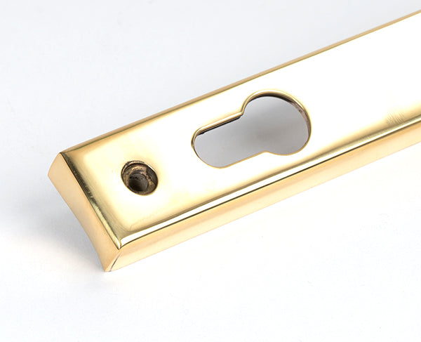 Polished Brass Brompton Slimline Lever Espag. Lock Set