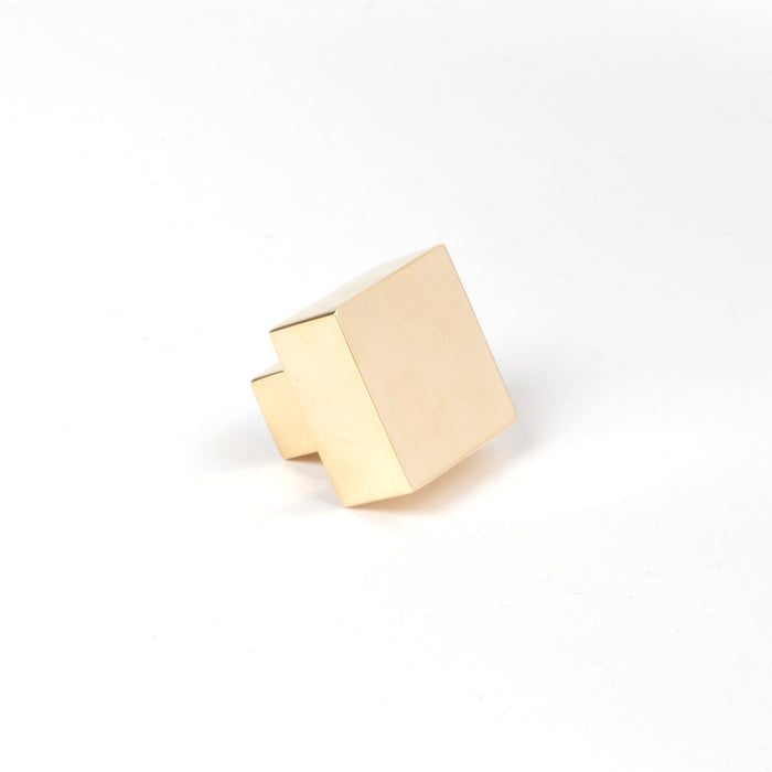 Polished Brass Albers Cabinet Knob - 25mm