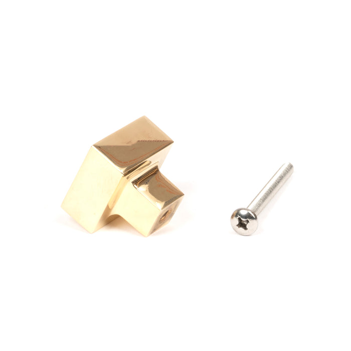 Polished Brass Albers Cabinet Knob - 25mm