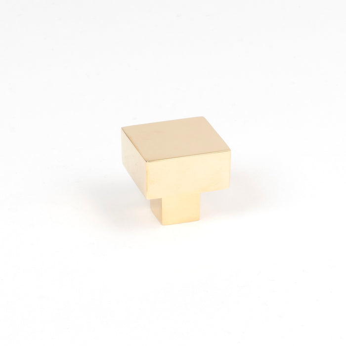 Polished Brass Albers Cabinet Knob - 25mm