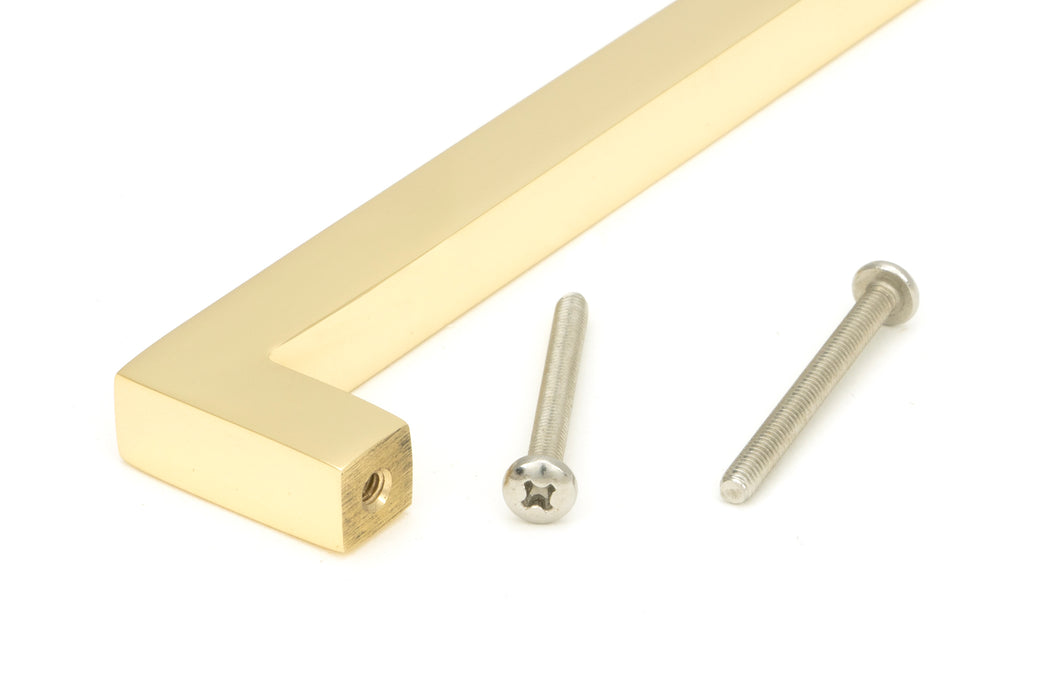 Polished Brass Albers Pull Handle - Large