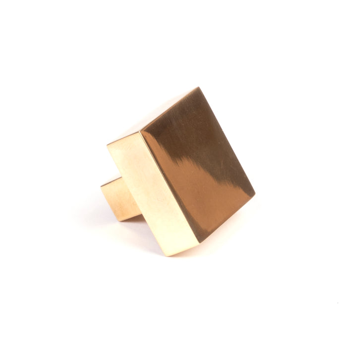 Aged Brass Albers Cabinet Knob - 35mm