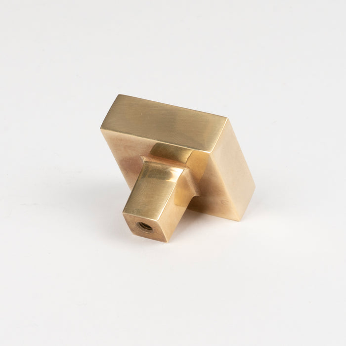 Aged Brass Albers Cabinet Knob - 35mm