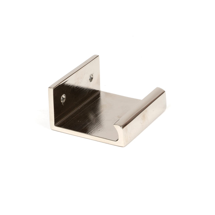 Polished Nickel 50mm Plain Edge Pull