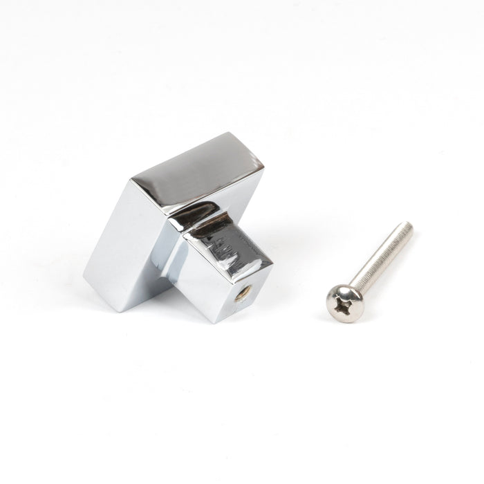 Polished Chrome Albers Cabinet Knob - 30mm