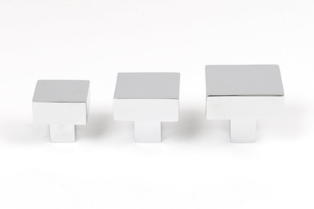 Polished Chrome Albers Cabinet Knob - 30mm