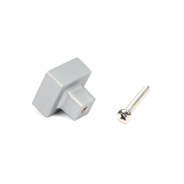 Satin Chrome Albers Cabinet Knob - 25mm