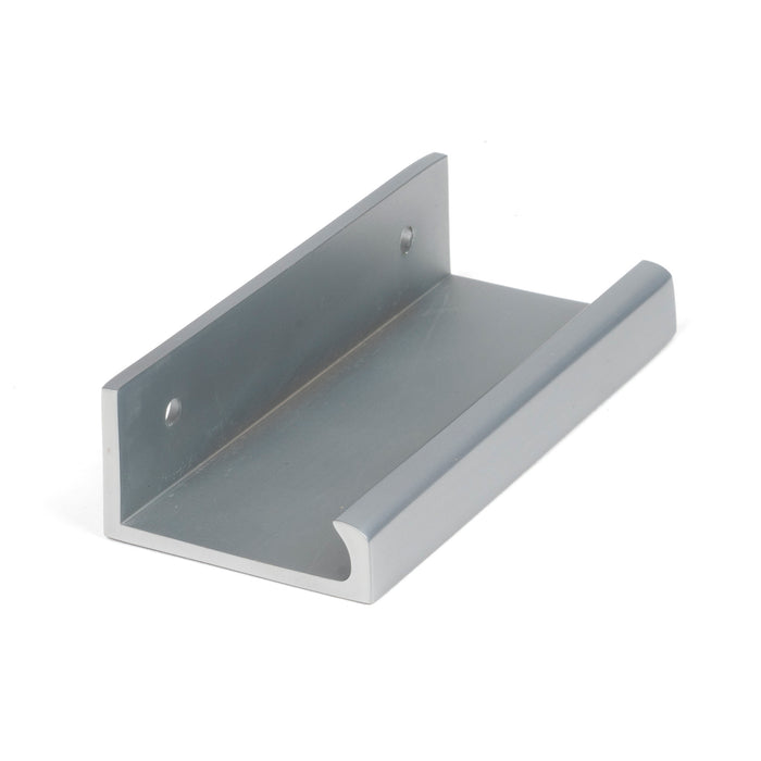 Satin Chrome 100mm Plain Edge Pull