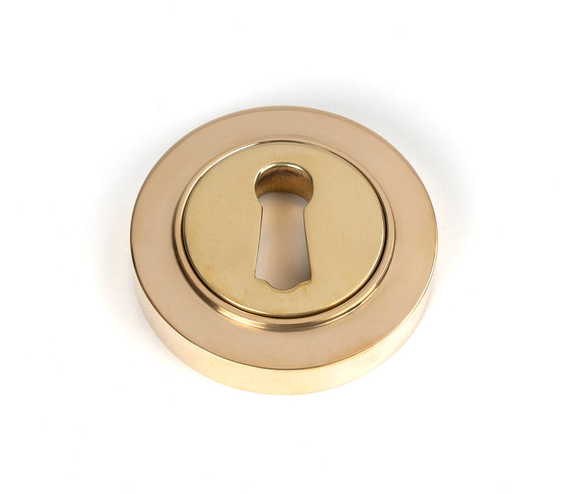 Polished Brass Round Escutcheon (Plain)