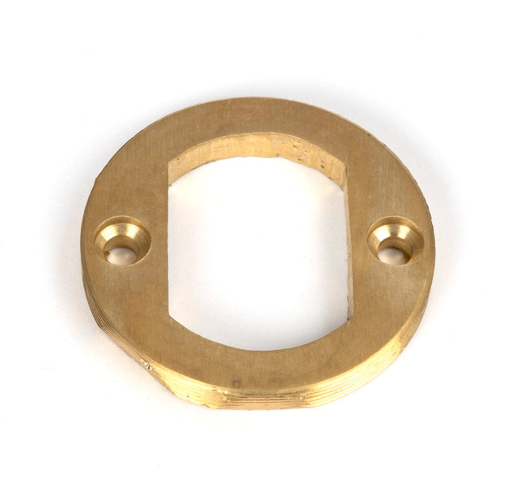 Polished Brass Round Escutcheon (Square)