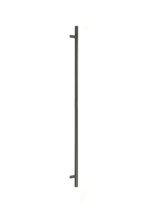 Matt Black (316) 1.5m Offset T Bar Handle Bolt Fix 32mm ¯