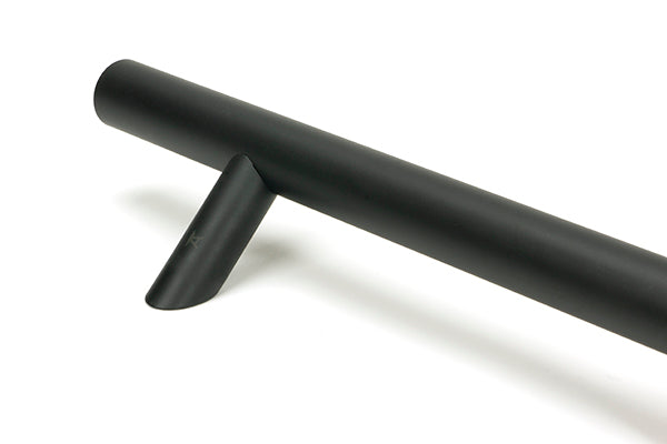 Matt Black (316) 1.5m Offset T Bar Handle Bolt Fix 32mm ¯