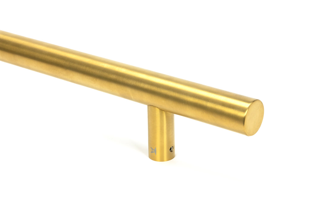Aged Brass (316) 0.6m T Bar Handle Secret Fix 32mm ¯