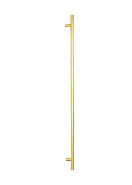 Aged Brass (316) 1.5m T Bar Handle Secret Fix 32mm ¯