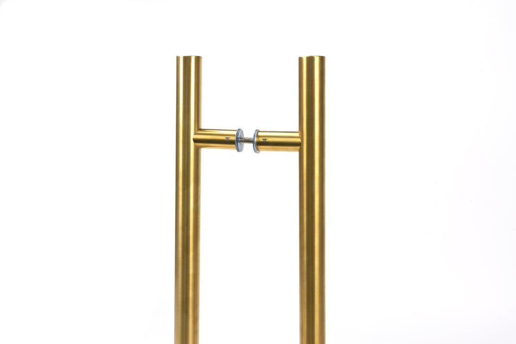 Aged Brass (316) 1.8m T Bar Handle B2B 32mm ¯