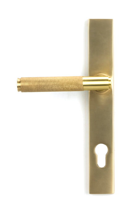 Satin Brass Brompton Slimline Lever Espag. Lock Set