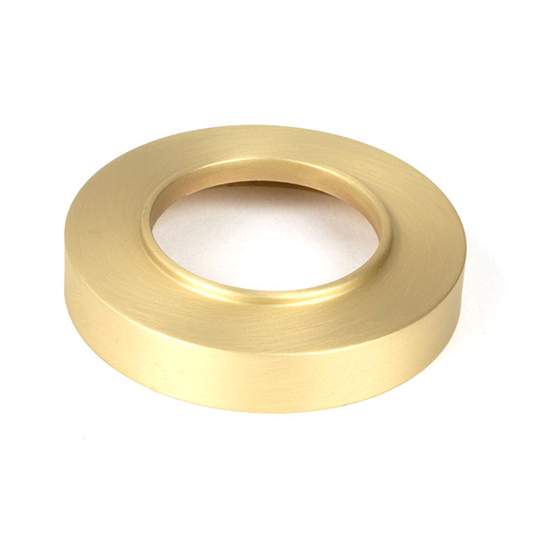 Satin Brass Round Thumbturn Set (Plain)