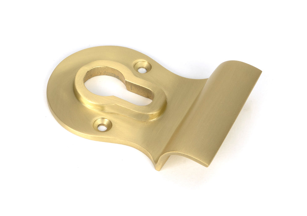 Satin Brass Euro Door Pull