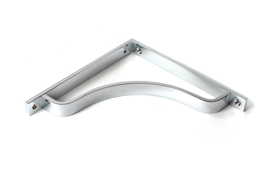 Polished Chrome Abingdon Shelf Bracket (200mm x 200mm)