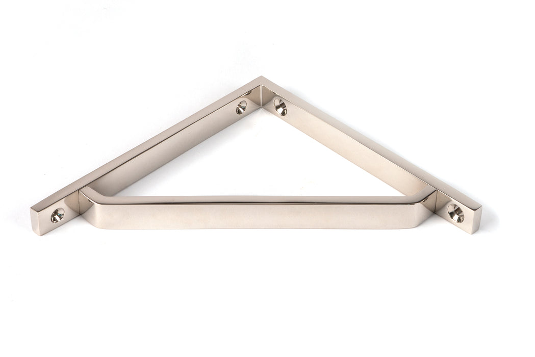 Polished Nickel Barton Shelf Bracket (150mm x 150mm)