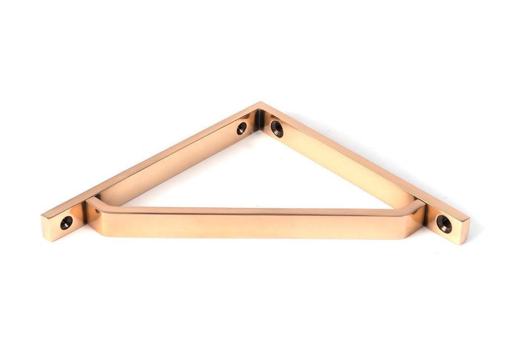 Polished Bronze Barton Shelf Bracket (150mm x 150mm)